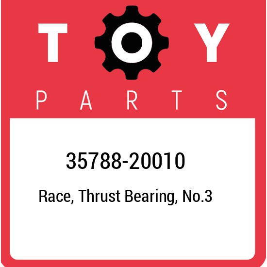 35788-20010 Toyota Race, thrust bearing, no.3 3578820010, New Genuine OEM Part