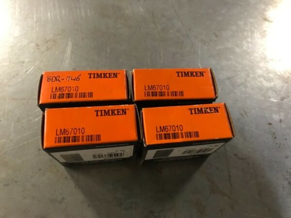 Lot of 4-Timken Bearing, #LM6710, With Warranty , Free shipping to lower 48