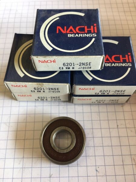 New 6201-2NSE9 NACHI bearing 6201-seals bearings 6201 RS Japan