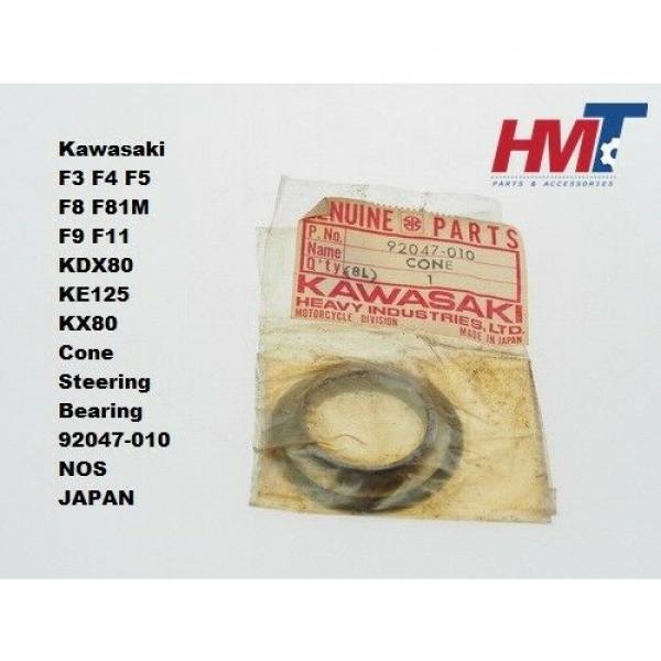 Kawasaki F3 F4 F5 F81M F9 F11 KDX80 KE125 KX80 Cone Steering Bearing 92047-010 #1 image