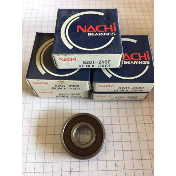 New 6201-2NSE9 NACHI bearing 6201-seals bearings 6201 RS Japan #1 image
